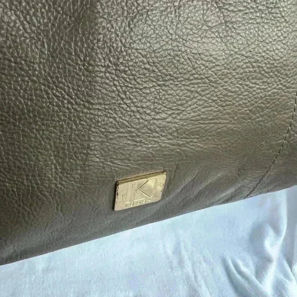 KOOBA Everette Tote  Genuine Leather Purse - Taupe Color